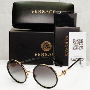 Versace Women's Round Medusa Sunglasses